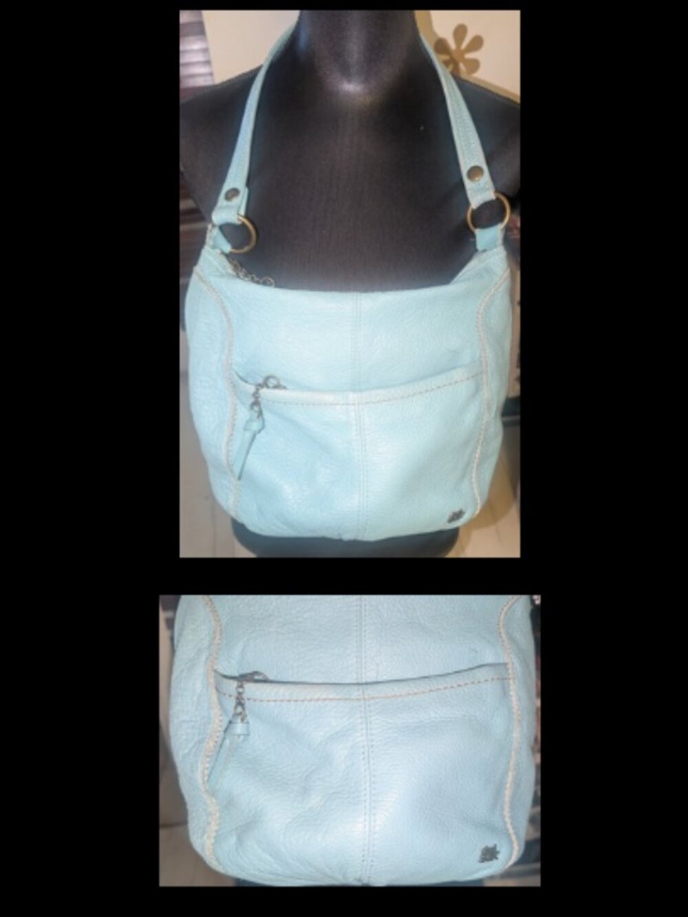 The Sak Blue Handbag Purse